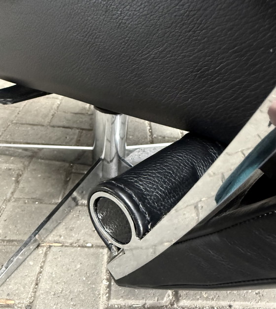 Image 1 of Jori Idaho Relax Armchair, Medium, Multi-Move, Black Leather, As Good As New