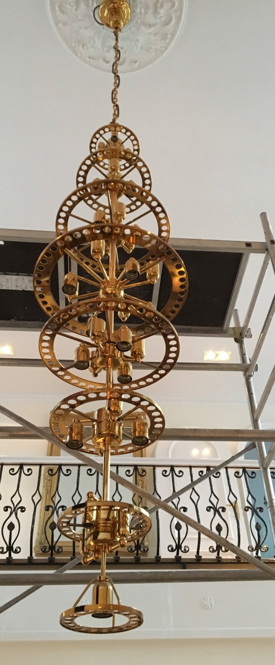 Image 1 of Palwa enorme lampadario unico anni '70