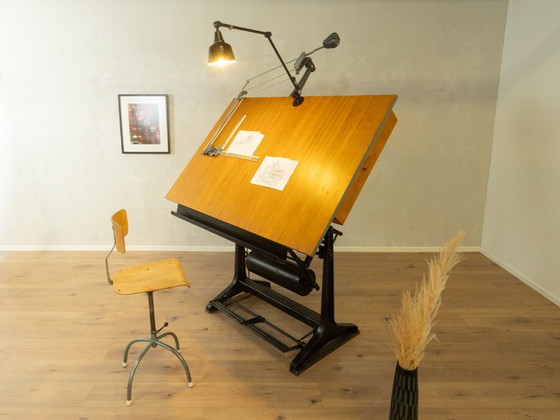 Image 1 of 1950s Drafting Table, Kuhlmann & Nestler, Vintage