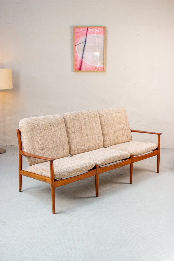 Image 1 of Vintage Teak Sofa Couch Svend Age Eriksen Glostrup Mid Century
