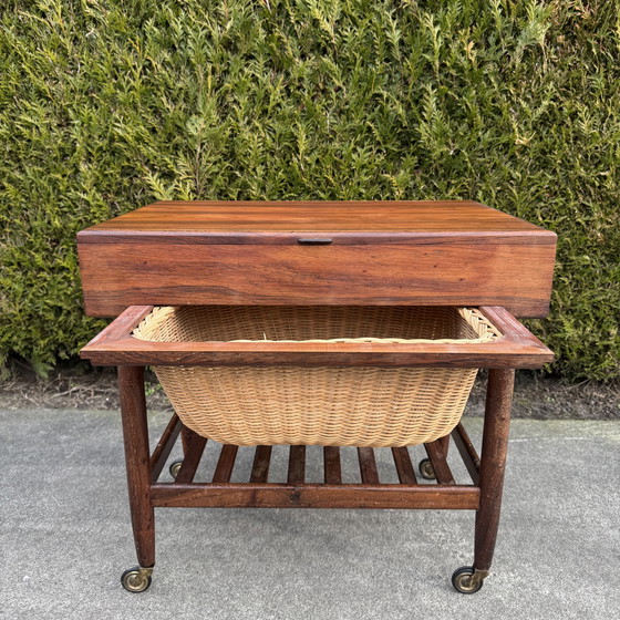 Image 1 of Naaitafel par Ejvind A. Johansson pour FDB Mobler de Vitré