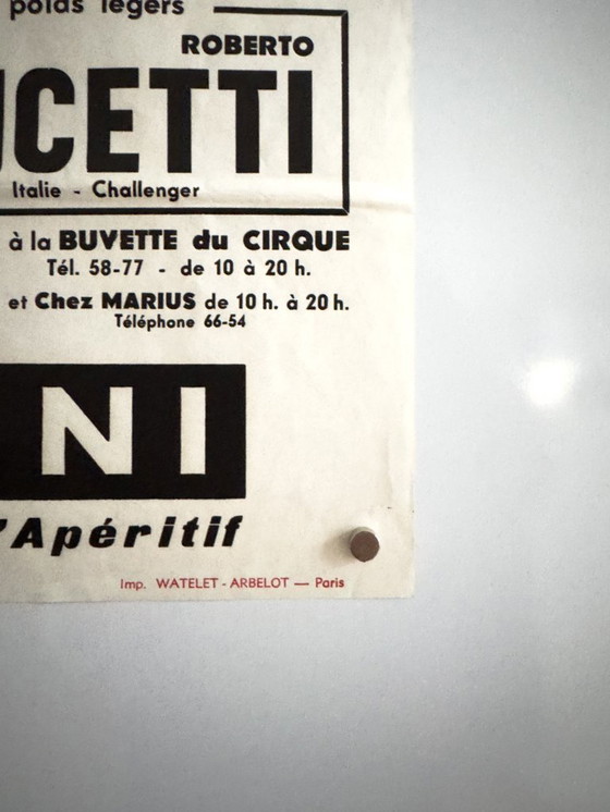 Image 1 of Affiche originale de catch français – vers 1960 – 56,00 × 37,50 cm – Sérigraphie originale