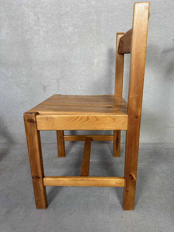 Image 1 of 6x vintage eetkamerstoelen