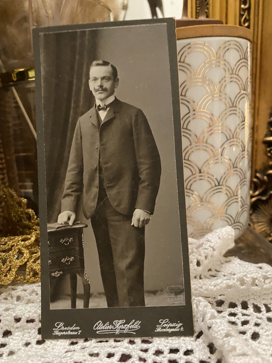 Image 1 of Photographie ancienne de 1907, photo d'époque, Dresde, Allemagne