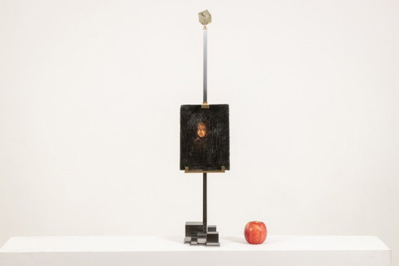 Image 1 of Caballete realizado en metal, bronce y pirita. Obra contemporánea.