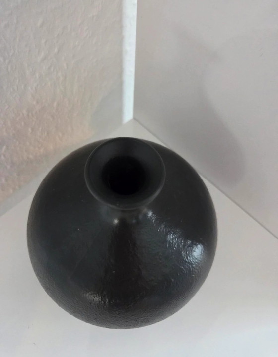 Set of 3 Mid Century Spherical Vases, Various Conditions – Glass (photo 9 of 11)