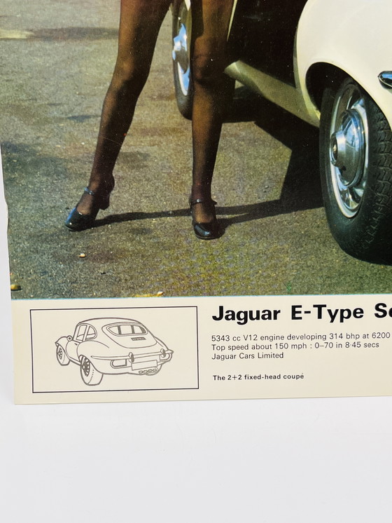 Image 1 of Photo Cartonnée Jaguar E-type series 3
