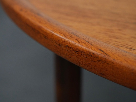 Scandinavische Moderne Ronde Teak Salontafel, Denemarken, Jaren 60 – Wood, Vintage (photo 7 of 8)