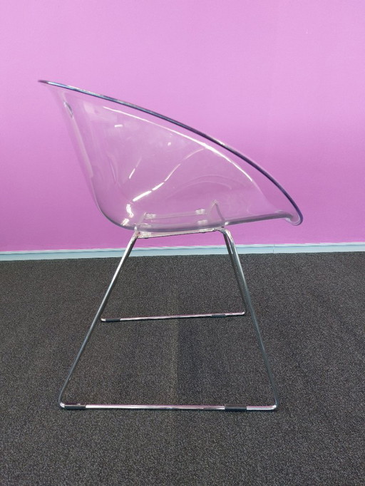 4x Pedrali Gliss Stuhl transparent