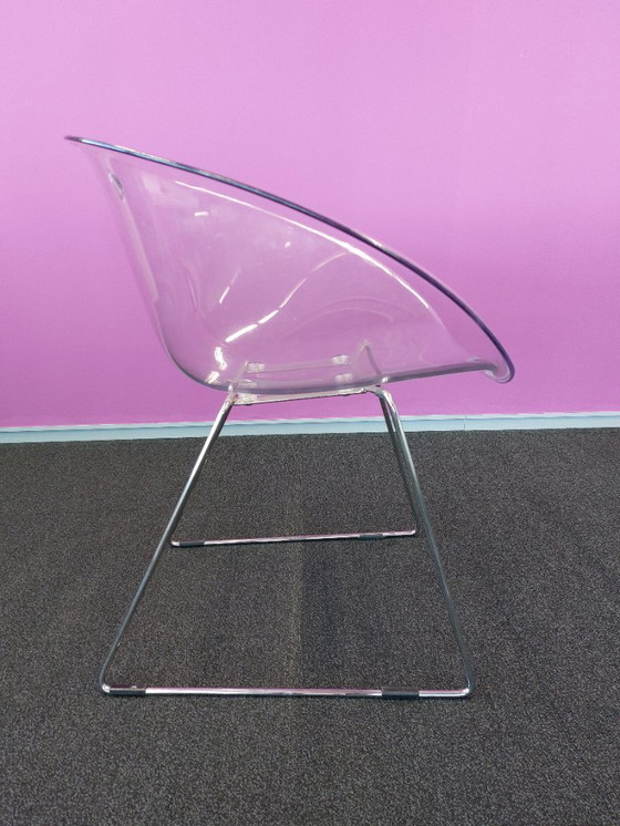 Image 1 of 4x Pedrali Gliss Stuhl transparent