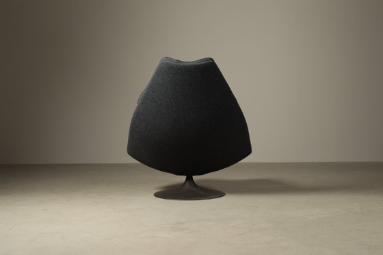 Image 1 of Artifort F588 lounge chair with ottoman by Geoffrey Harcourt, 1967