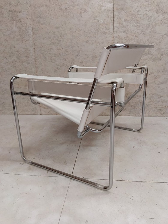 KNOLL Studio Poltrona WASSILY B3 NUOVA, in Cuoio Bianco – Poltrone, Leather (photo 51 of 83)