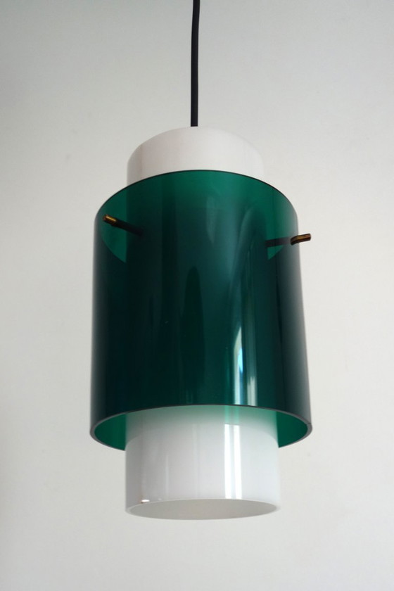 Image 1 of Goffredo Reggiani #2 Pendelleuchte, 1960er Jahre, Italien