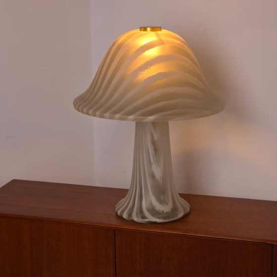 Peill & Putzler Murano Mushroom Table Lamp 70s – Murano Glass, Brass, Vintage (photo 4 of 16)