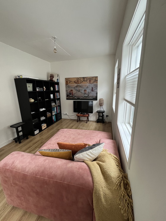 Image 1 of Sofá/sillón de dos plazas rosa supersuave