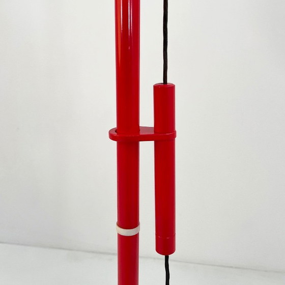 Image 1 of Red Model 4055 Floor Lamp by Luigi Bandini Buti for Kartell, 1960s