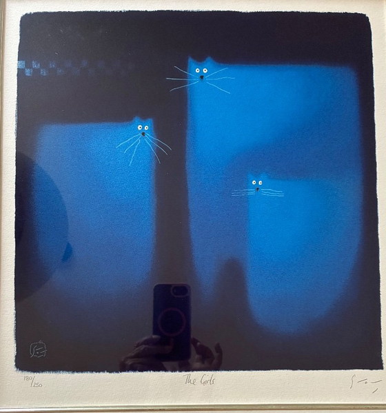 Die Mädchen von Govinder Nazran – Lithographien & Drucke, Glass, Paper (photo 2 of 8)
