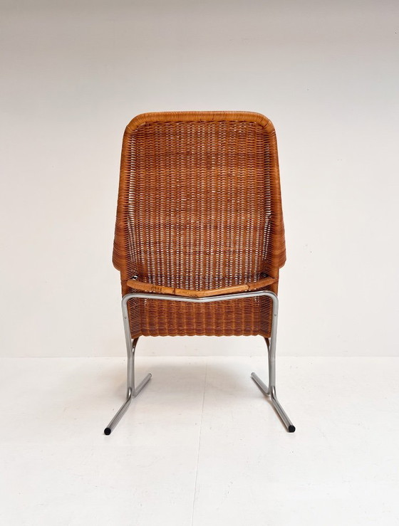 Image 1 of Modell 514 Rattansessel von Dirk Sliedregt, 1970er Jahre