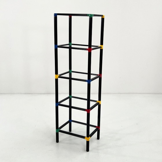Image 1 of Étagère modulaire postmoderne sur pied, années 1980