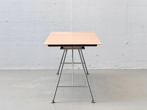 Atelier Alinea office desk with metal frame – eettafels, Wood (photo 2 of 15)