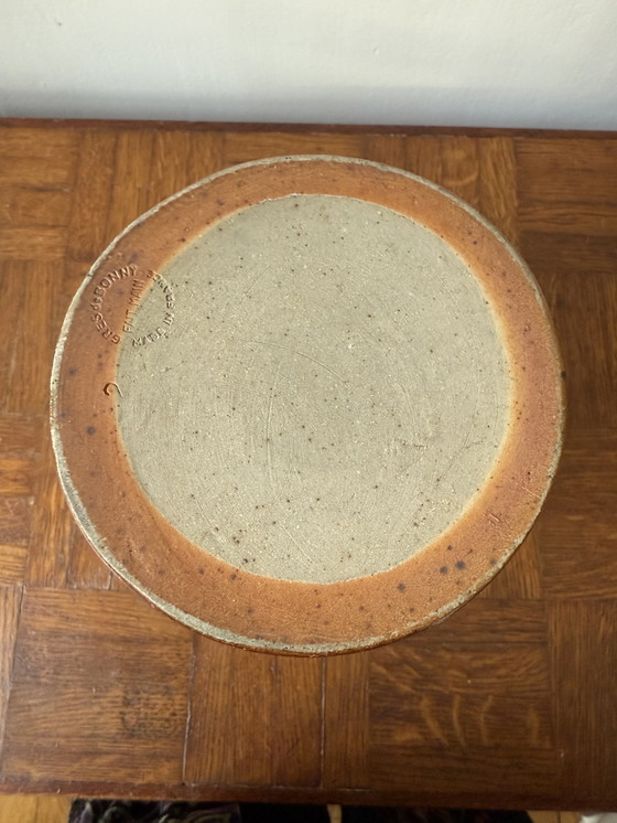 Image 1 of Antica brocca/brodo in gres fatta a mano