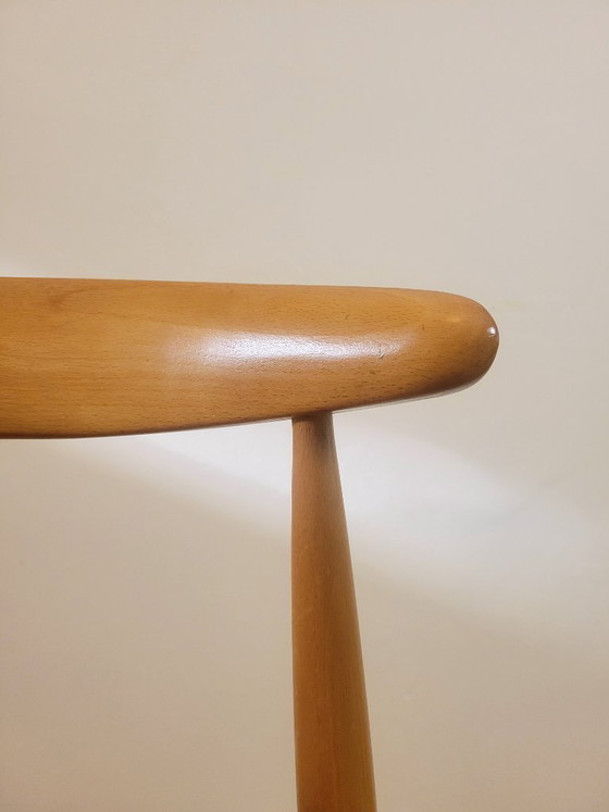 Image 1 of Set di quattro sedie "The Heart" di Hans J. Wegner per Fritz Hansen.