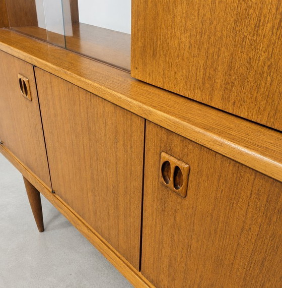 Image 1 of Credenza alta vintage scandinava in teak, anni '60