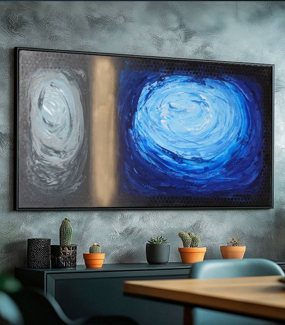Abstract A1367 - Large Original Painting – Paintings & Drawings, Canvas (photo 12 of 16)