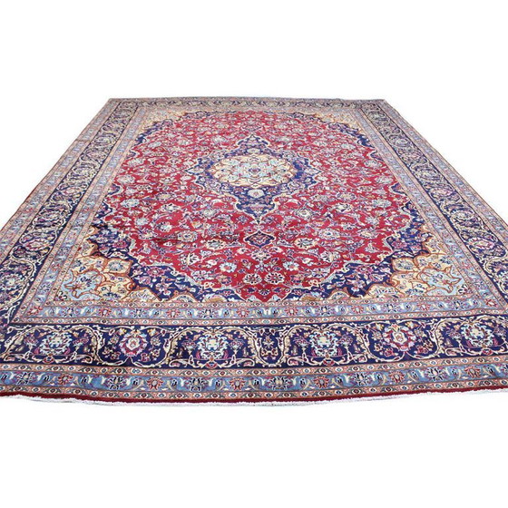 Image 1 of Handgeknoopt Perzisch tapijt - Keshan tapijt 376x289