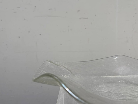Image 1 of Glasi Hergiswil Glasschale Mit Wellenrand, Schweiz, 1960er Jahre