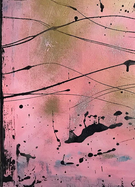 Original Acrylic Painting Abstract Expressionism Tenderness – Paintings & Drawings, Canvas (photo 6 of 7)