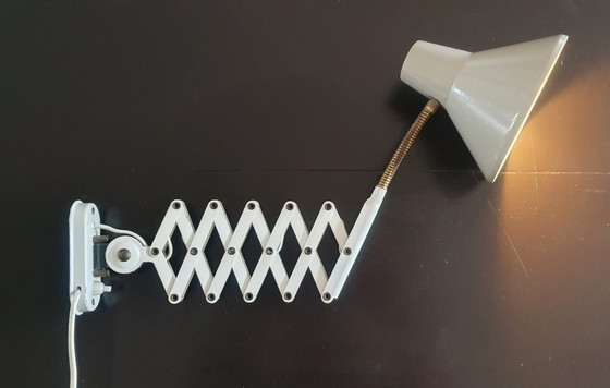Image 1 of Vintage Scissor Lamp Hala Zeist - metal