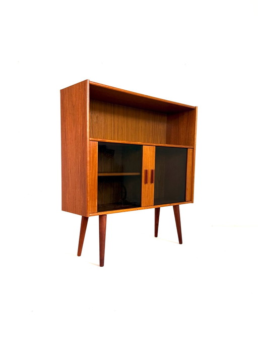 Vintage Deense teakhouten boekenkast ‘70