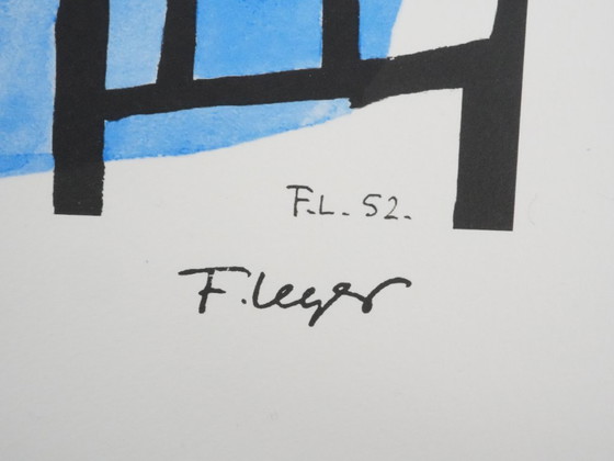 Fernand Leger : Les Constructeurs, Lithographie Signée – Lithographies et sérigraphies, Paper (photo 3 of 9)