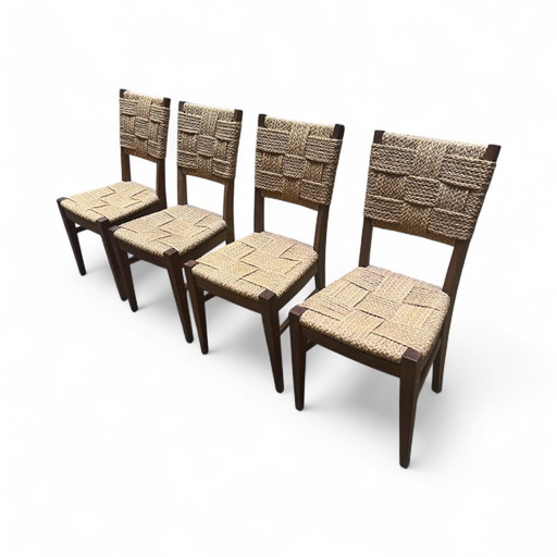 Set van 4 stoelen van Audoux-Minet