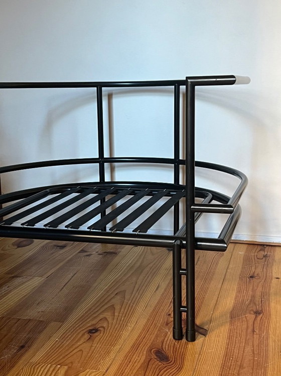 Set di 2 poltrone a cubo vintage in pelle – Stile KEBE / Bauhaus (photo 10 of 13)