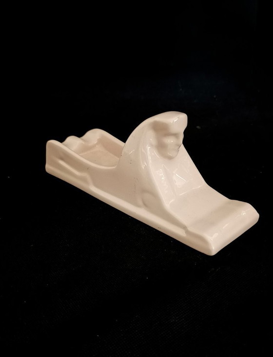 Sphinx Aschenbecher aus den 1950er Jahren – Sfinx, Tischdekoration, Ceramic (photo 4 of 10)