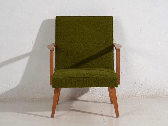 Poltrona vintage verde (c.1950) – Poltrone, Wood (photo 18 of 33)