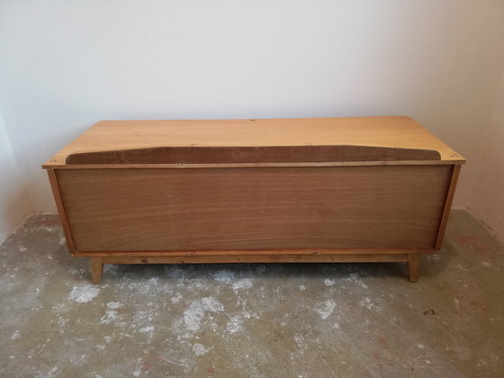 Image 1 of Luxe Mid Century Vintage Lowboard Dressoir TV-meubel Platenspeler-meubel