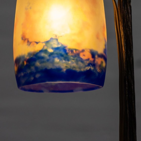 Image 1 of Lámpara de mesa francesa Art Déco Degué