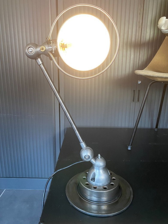 Image 1 of Jieldé 1-Arm Lamp with Graphite Patina, Industrial Vintage
