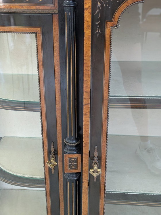Image 1 of Credenza - Legno annerito, radica di noce - Napoleone III