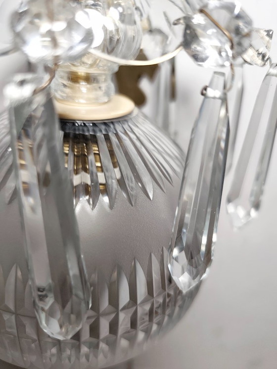 Image 1 of Glass wall sconce. Spain, 1950s.