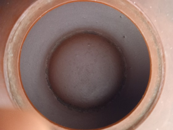 Image 1 of Tetera coleccionable de Yixing (Zisha) - Arcilla roja - Caligrafía grabada a mano - 20 cm