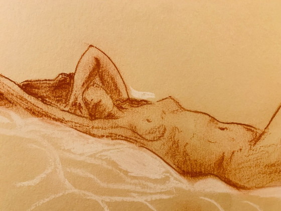 Image 1 of Ritratto di donna "siesta provenzale".