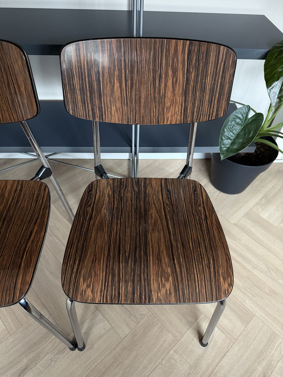 Image 1 of 3 Formica retro chairs (+1 free)