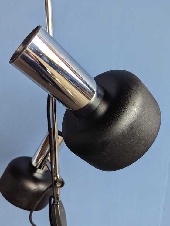 Image 1 of Mid century floorlamp - chrome & metal- 1970s