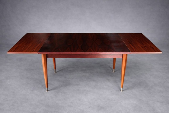 Image 1 of Extendable rosewood dining table, 1960s German design