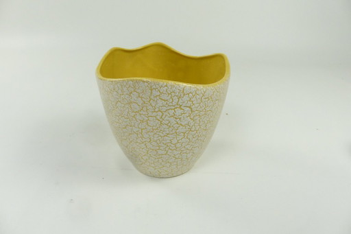 Jasba Keramik circa 1950, large free-form pot cover.