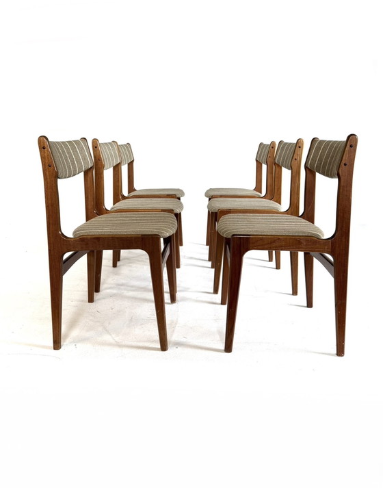 Image 1 of 6x vintage dining chair Erik Buch, OD Møbler '60
